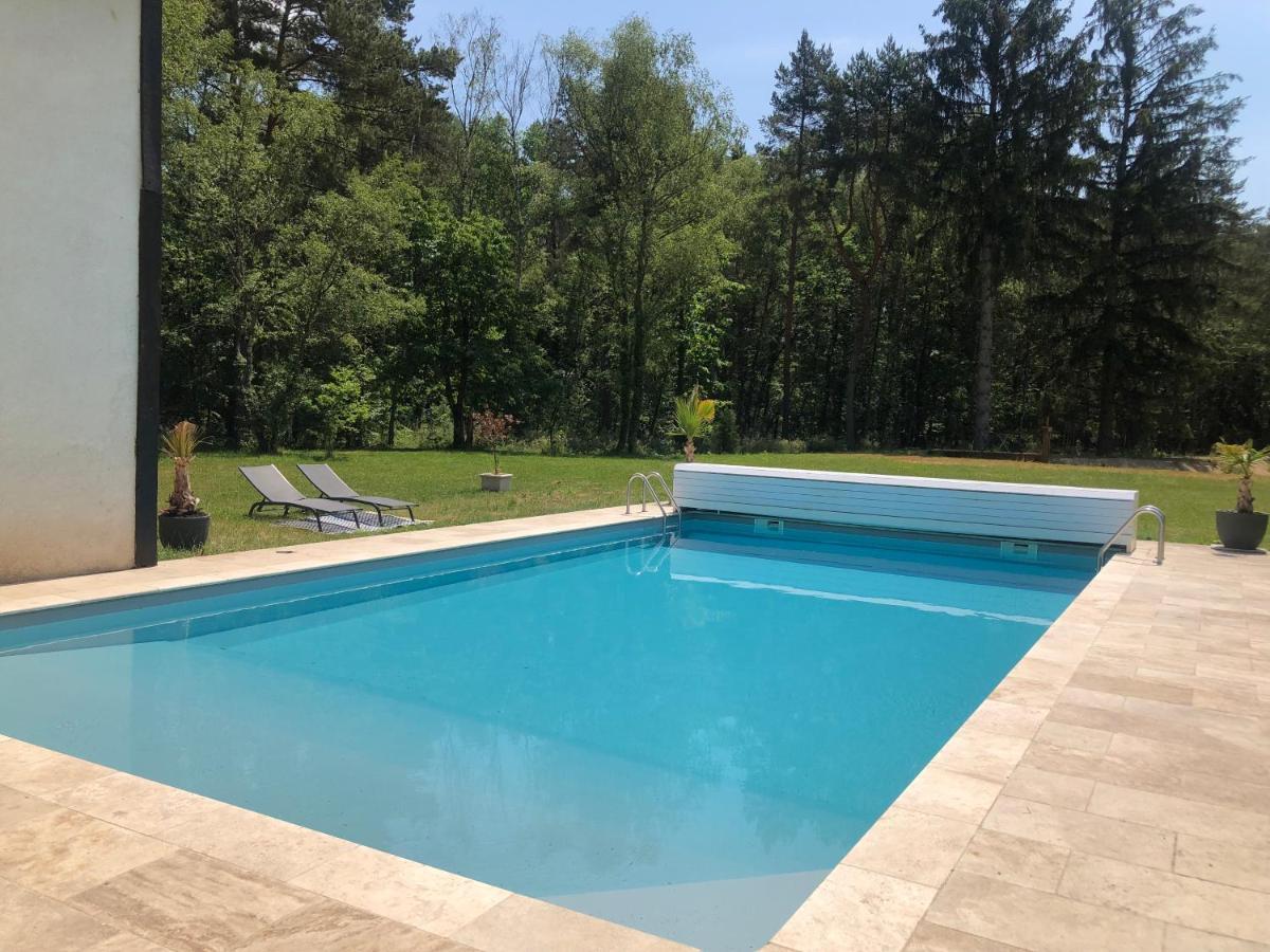 logement avec accès piscine Chaumont-sur-Tharonne Esterno foto